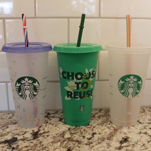 Venti Starbucks reusable cups